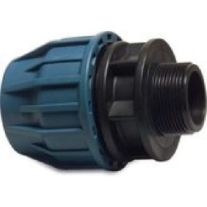 KOPPELING + BUITENDRAAD 32MM X 3/4″ BU.DR.