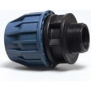 KOPPELING + BUITENDRAAD 16MM X 3/4″ BU.DR.