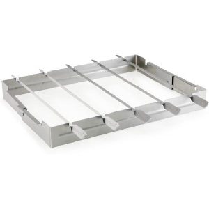 BARBECOOK BROCHETTEHOUDER UIT RVS ZWART 42 CM
