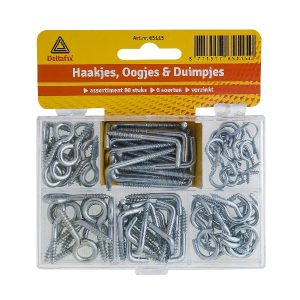 ASSDS SCHROEF OOG,DUIM,HAAK VZ ASS 80 ST